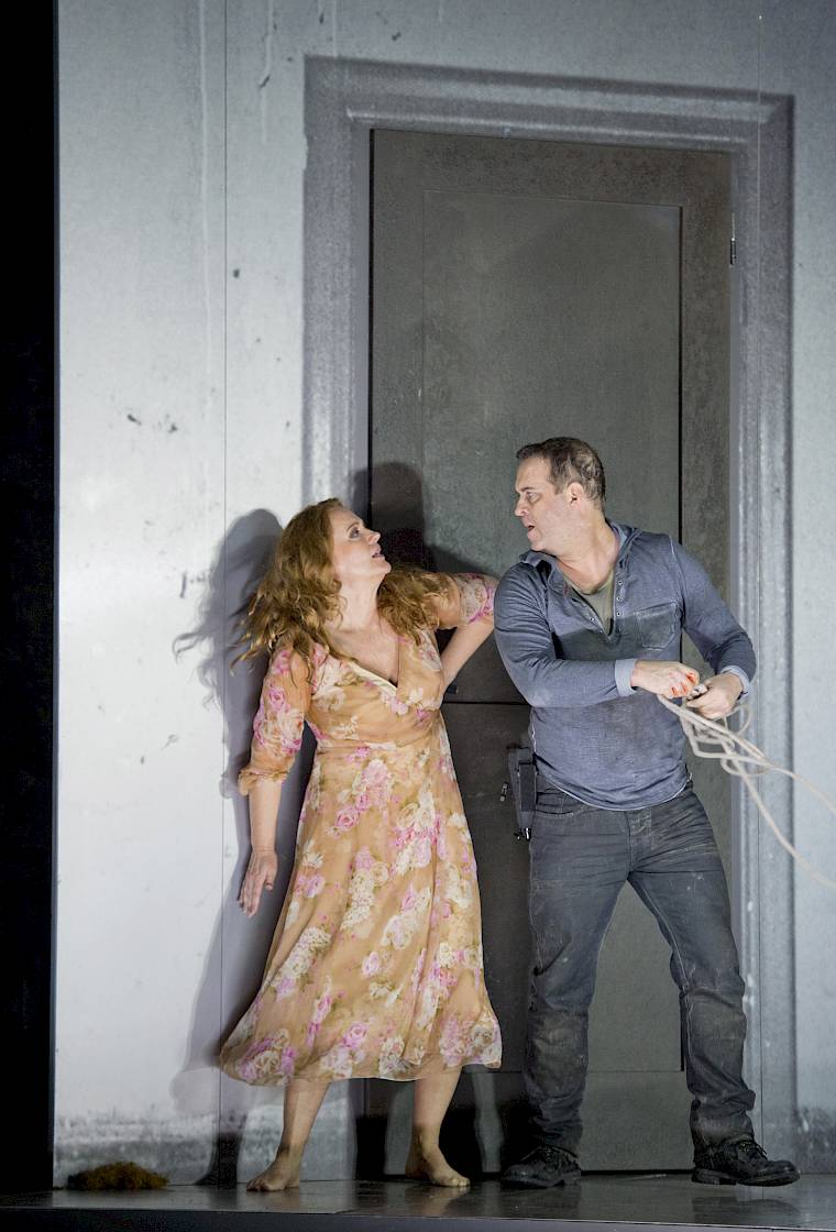 La fanciulla del West,Giacomo Puccini,Barrie Kosky,Scott Hendricks,Catherine Naglestad. Foto: Monika Rittershaus